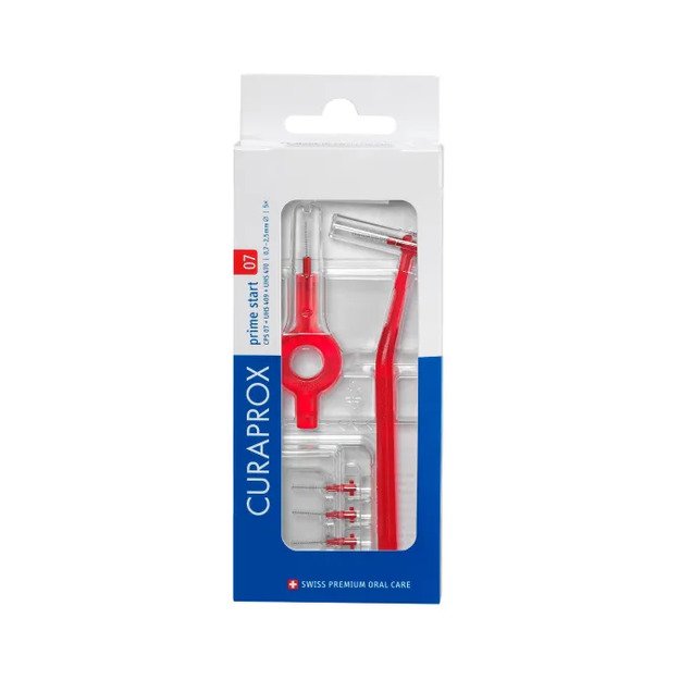 CURAPROX PRIME START tarpdančių šepetėlių rinkinys, 1 vnt