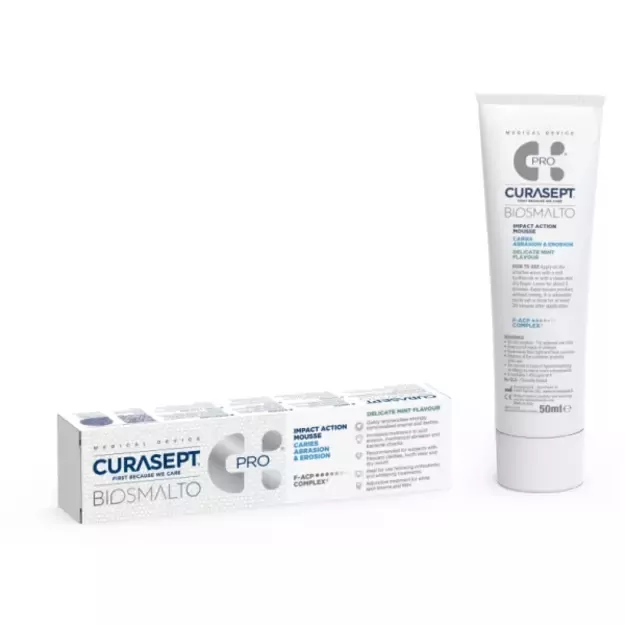 CURASEPT Biosmalto Caries, stiprinamasis dantų gelis,  mėtos skonio, 50 ml