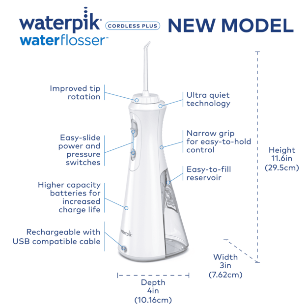 Bevielis burnos irigatorius WATERPIK WP-490
