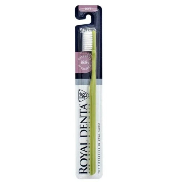 ROYAL DENTA dantų šepetėlis SILVER SOFT, 1 vnt