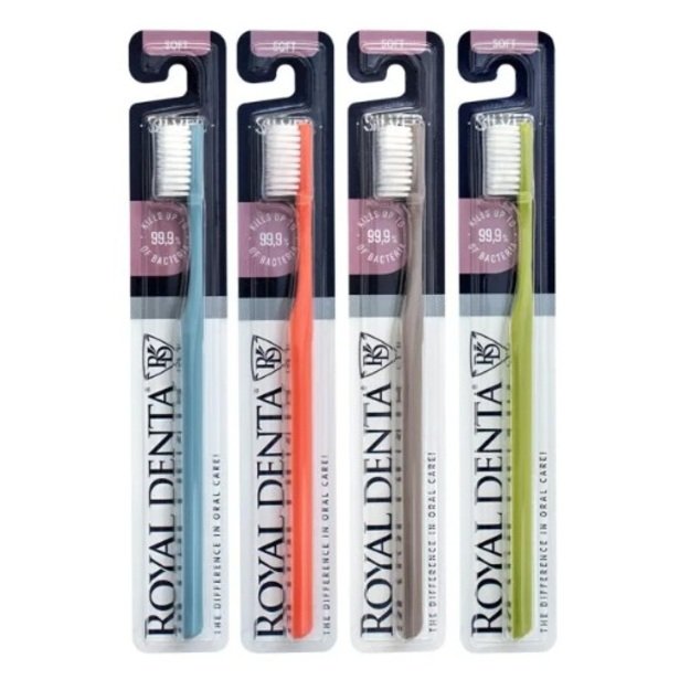 ROYAL DENTA dantų šepetėlis SILVER SOFT, 1 vnt