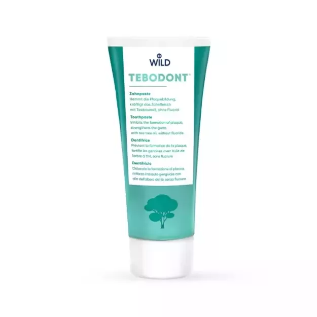 Dantų pasta su arbatmedžio aliejumi Tebodont, DR. WILD, be fluoro, 75 ml