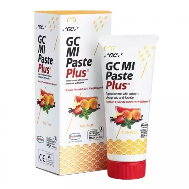 GC MI PASTE PLUS dantų kremas, su fluoru, 35 ml