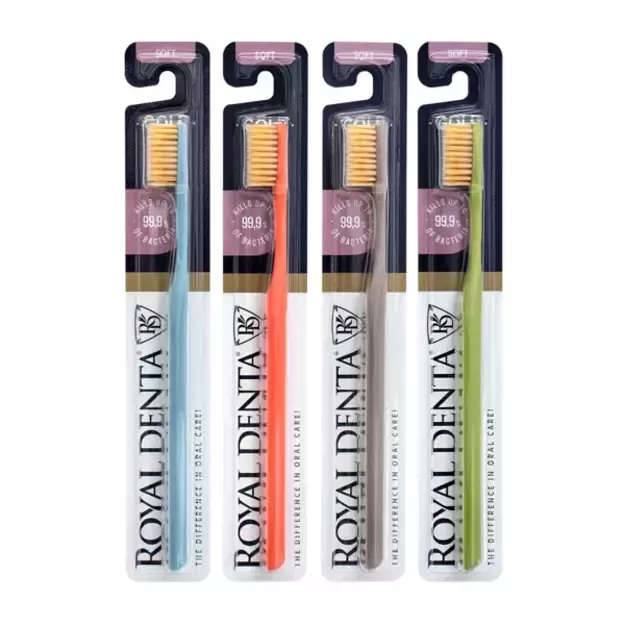 ROYAL DENTA dantų šepetėlis GOLD SOFT, 1 vnt