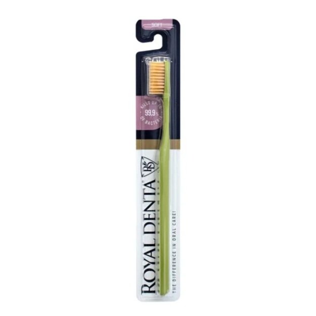 ROYAL DENTA dantų šepetėlis GOLD SOFT, 1 vnt