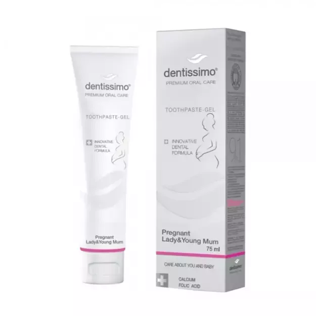 Dantų pasta besilaukiančioms, DENTISSIMO Pregnant Lady@Young Mum, 75 ml