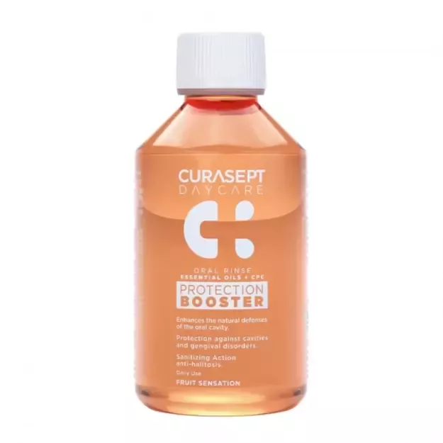 Skalavimo skystis CURASEPT Daycare Booster Fruit Sensation, vaisių skonio, 250 ml