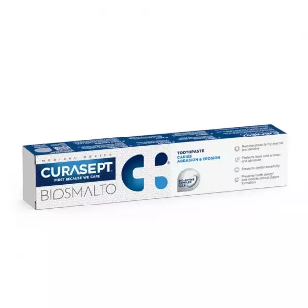 Kasdienė dantų pasta, CURASEPT Biosmalto Caries and erosion, 75 ml